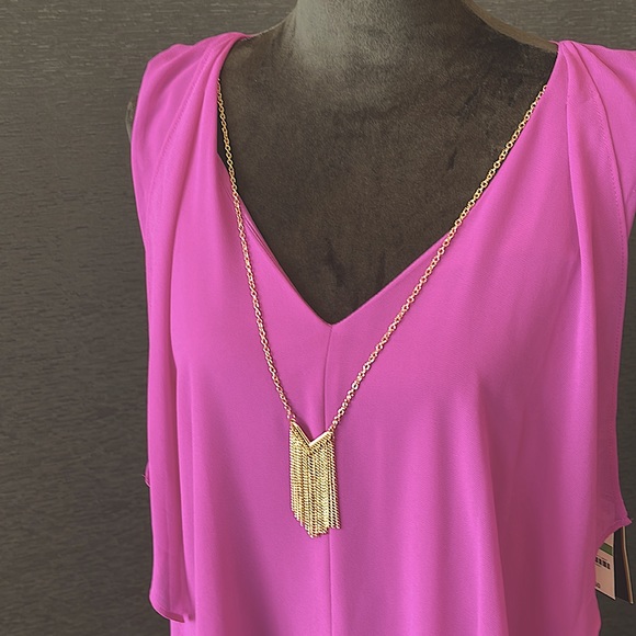 New with Tags Thalia & Soda Fushia Dress Size L - Picture 2 of 6